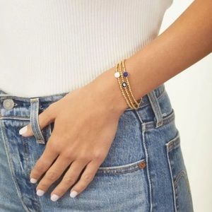 Gorjana Power Gemstone Bracelet - Turquoise Gold